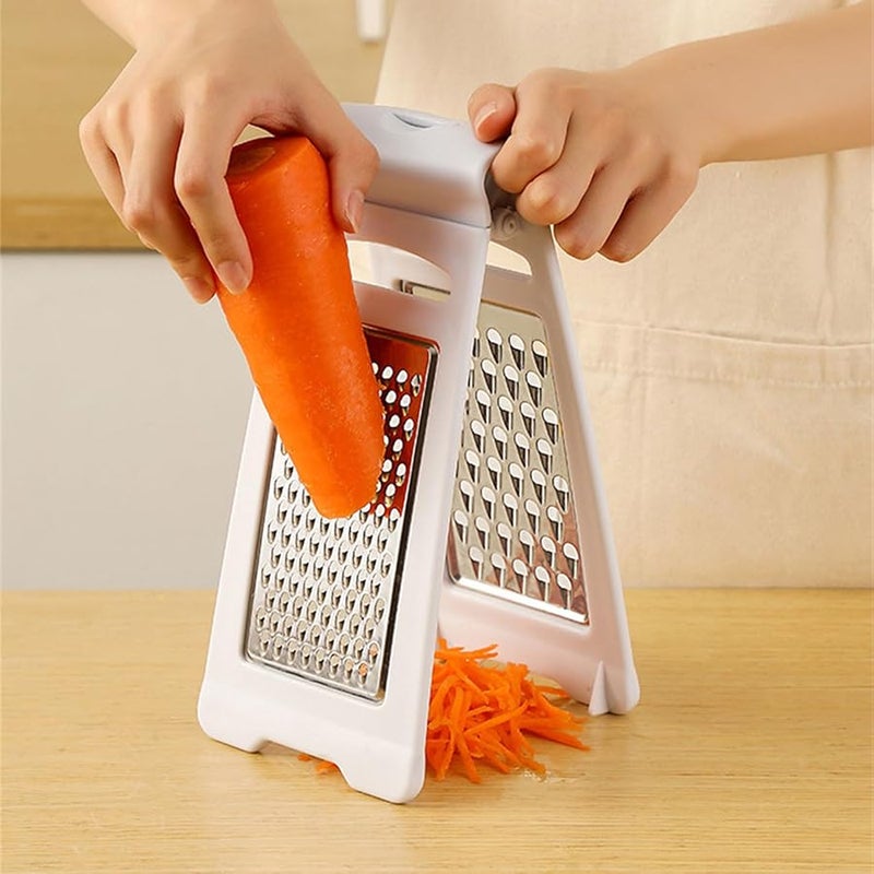 Black Double Sided Vegetable Grater Slicer Easy to Use Kitchen Food Cutter Tool - Image 4